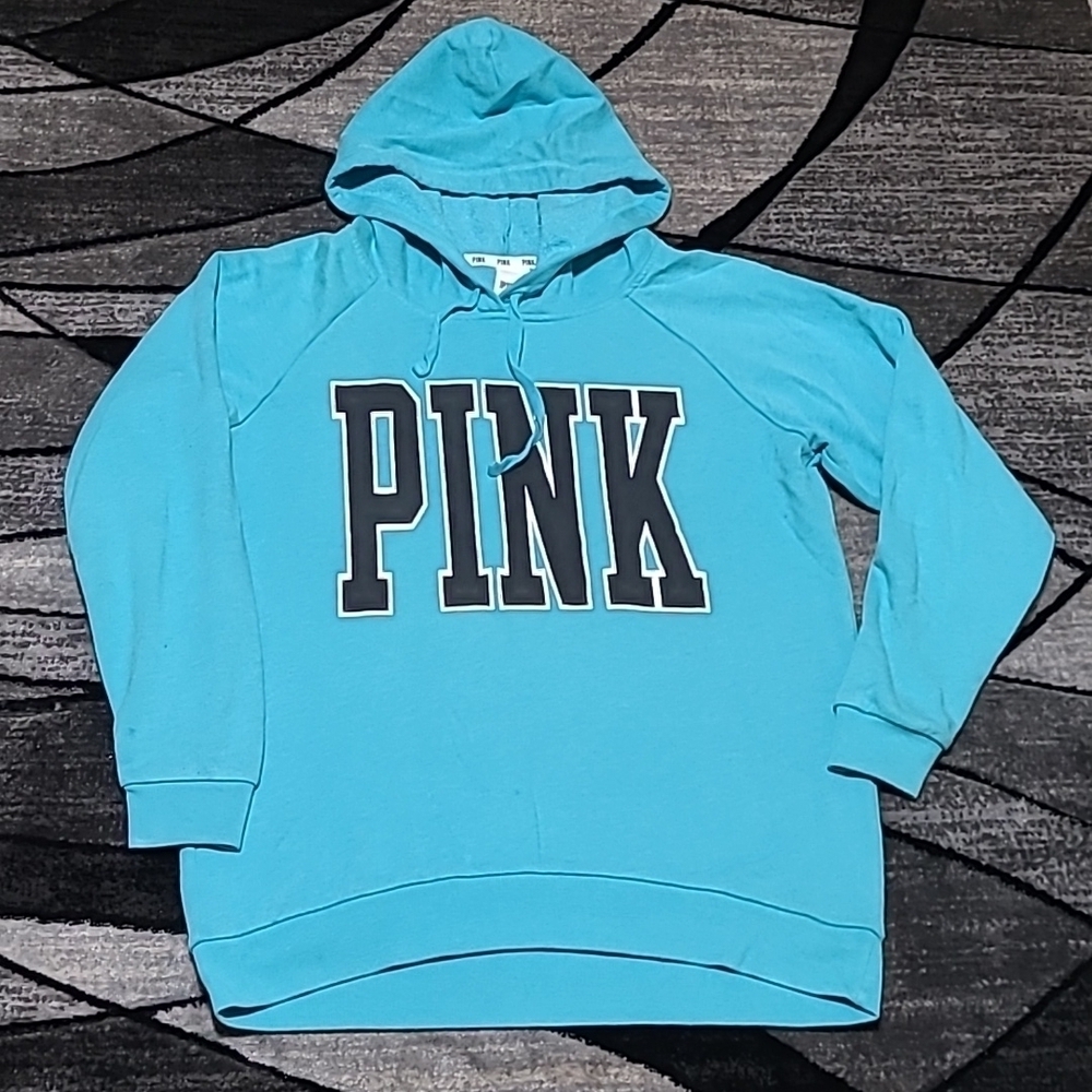 VS PINK 2014 CAMPUS OVERSIZED HOODIE SWEATSHIRT